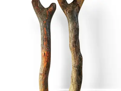 Wooden Decoration 2 3D model