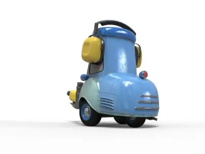 Guido Cars Forklift 3D print model
