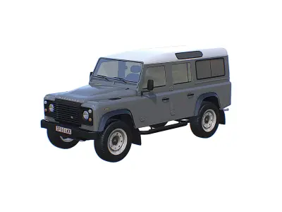 Land Rover Defender 110 Low-poly 3D model