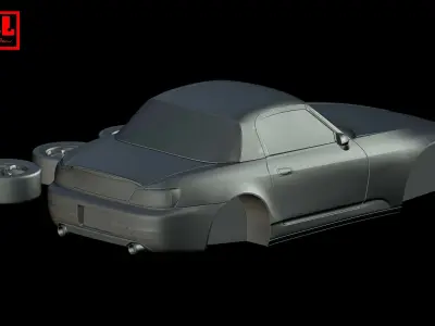 Honda S2000 AP1 1999-2003 3D print model