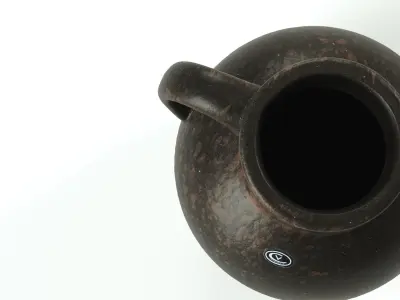 Fritz van Daalen - jug brown 3D model