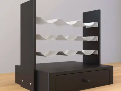 RACK WINE 3D model