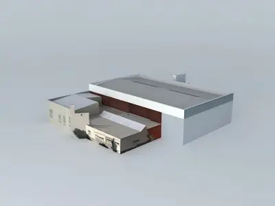 Municipal Sports Pavilion Librilla Free 3D model