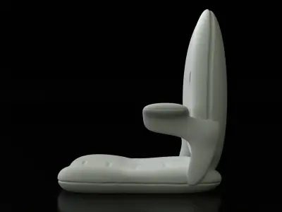 Seat fit ideal for 3D printing or other projects 3D print model