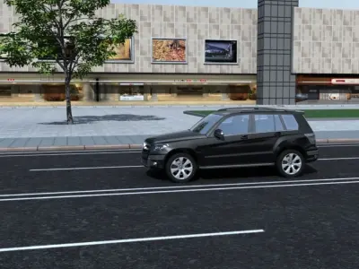 City streets 3D model