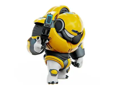 ALIEN TROOPER 6-V Rigged for Unreal Engine - Unity - MIXAMO 3D model