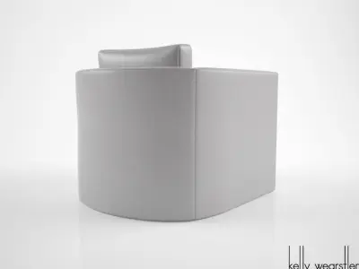 Kelly Wearstler Melrose Club chair 3D model