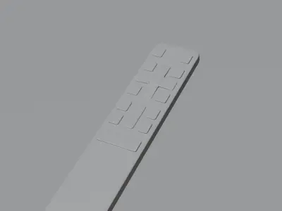 TV Remote of TCL 3D model
