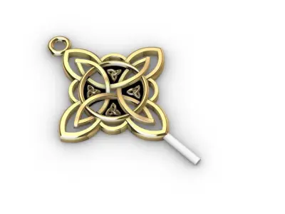 Dije de NUDO DE BRUJA  Pendant WITCH S KNOT 3D print model