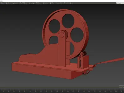 Free Energy Generator Low-poly 3D model