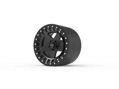 fuel off road warp beadlock wheel 3d print model 3D print model