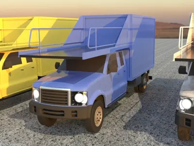 Airport service vehicle 3D model