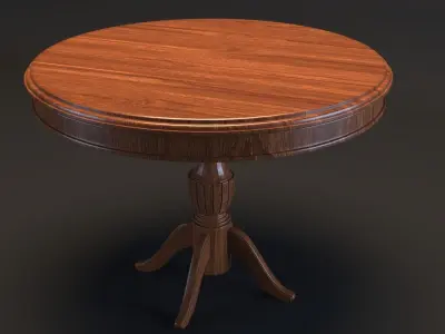 Round Table Free 3D model