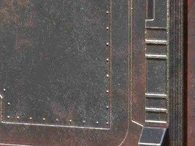 Sci-Fi Door Alpha - Free Texture