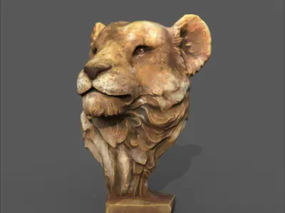 Model Hipoly  Lowpoly  UV  Texture 3D model