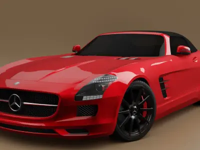 mercedes benz sls amg roadster 3D model