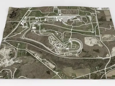 Road America 3D model