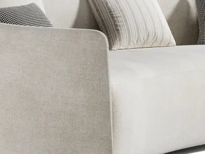 Juno Josephine 4-Seater Sofa 3D model