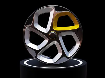 Modern sport car Rim 3D model