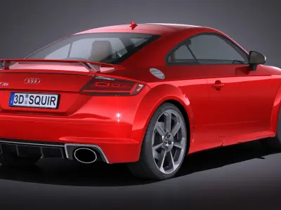 Audi TT RS 2017 3D model