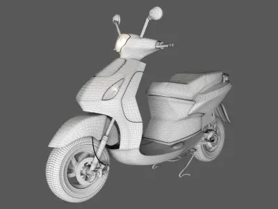 Scooter 3D model 3