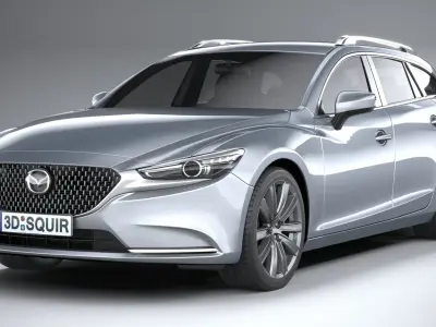 Mazda 6 Wagon 2020 3D model