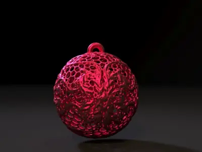 Christmas tree decor 4 3D print model