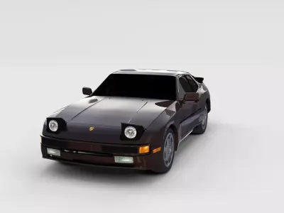 Porsche 944 S rev 3D model