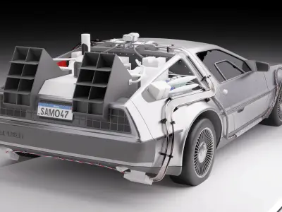 Delorean DMC 1981 3D model