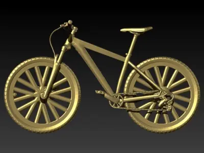 Solid Cycling Bicycle Bike Sport Pendant Jewelry 3D print model