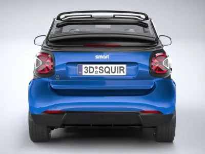 Smart EQ Fortwo Cabrio 2020 3D model