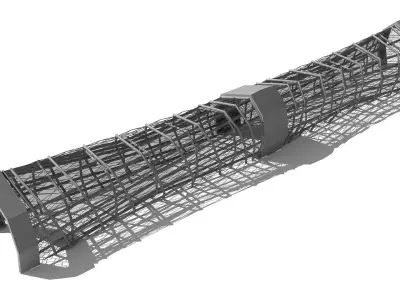 0039 - Parametric Corridor 3D model