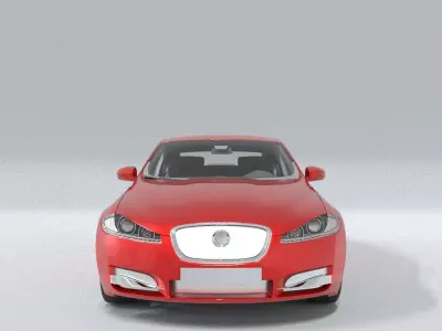 laos Jaguar XF II 3D model
