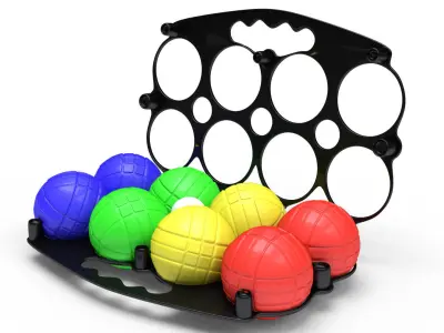 Beach bowls 3D model