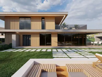 8 Modern Villas  3D model