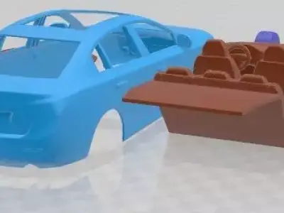 Renault Latitude 2011 Printable Car 3D print model