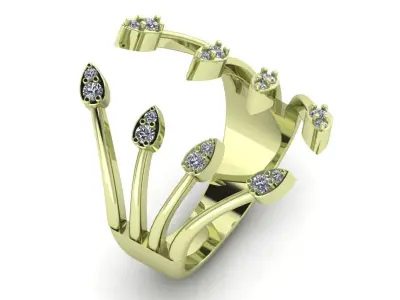 Women Ring  3D print model