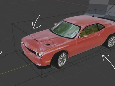 Dodge challenger SRT 2015 3D model