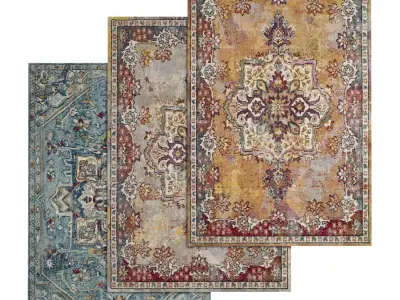 Rug Set 450 3D model