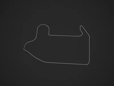 Las Vegas Street Circuit - USA - 3D Printable 3D print model