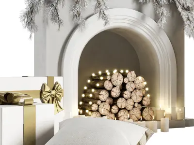 Christmas Decoration Set 04  3D model