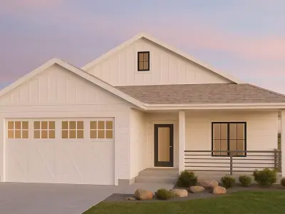 3D Modern House Plan Single Floor Home Design AutoCAD  3D model