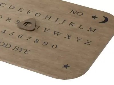 Original Ouija Board Low-poly 3D model