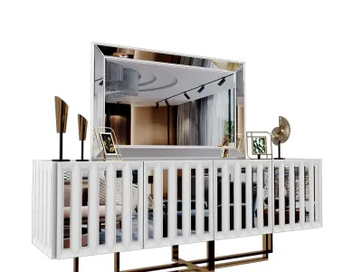 Luxe Luxury Konsol 3D model