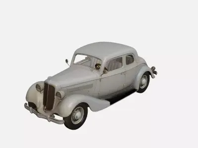1930s Early Vintage Classic Coupe 3D model 3D model