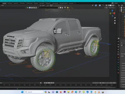 Nissan Titan Warrior 3D Model 3D model