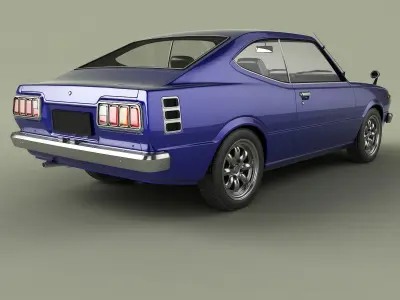 Toyota Corolla Levin coupe TE37 3D model