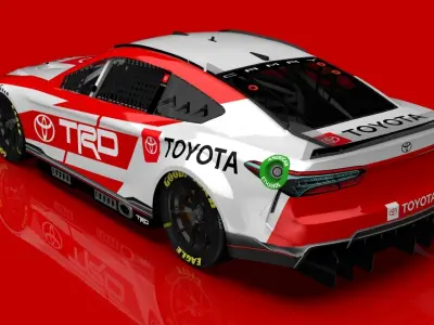 Toyota Camry NASCAR NEXTGEN 2022 Low-poly 3D model