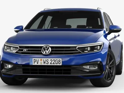 Volkswagen Passat Variant 2020 3D model
