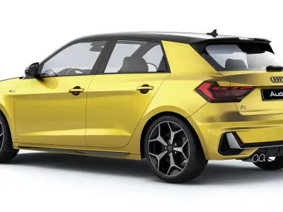 Audi A1 S-Line 2019 3D model